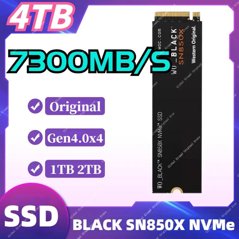    SN850X NVMe SSD PCIe Gen4 M.2 2280, 1TB 2TB 4TB ָ Ʈ ̺  ̺,   PS5 ֿܼ